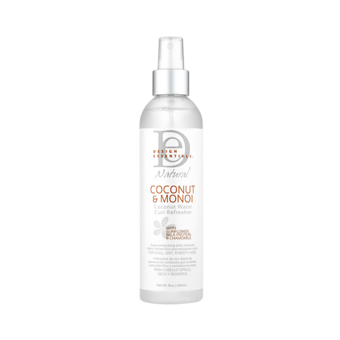 DESIGN ESSENTIALS COCO & MONOI WATER CURL REFRESH 8 OZ