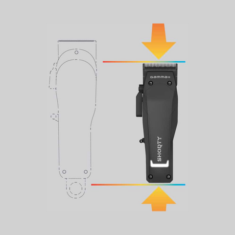 GAMMA PIU SHORTY TONDEUSE DE COUPE SANS FIL