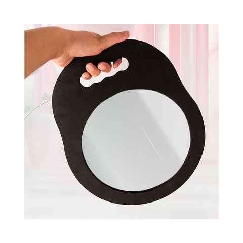 MEZZO MIROIR AVEC POIGNEE NOIR