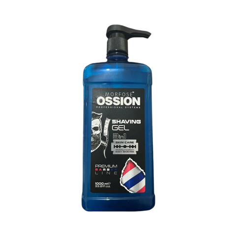 MORFOSE OSSION PREMIUM BARBER LINE SHAVING GEL 3 IN 1 1 L
