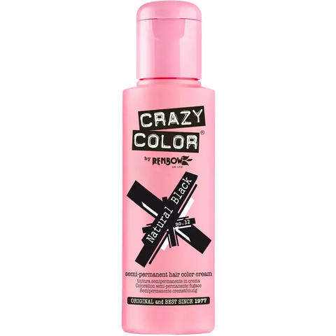 CRAZY COLOR N°32 NATURAL BLACK x 4