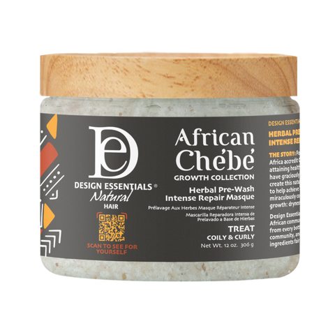 DESIGN ESSENTIALS AFRICAN CHEBE HERBAL PRE-WASH INTENSE REPAIR MASQUE 340 G