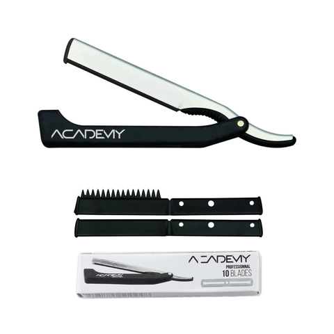 ACADEMY SHIFTER LONG RASOIR INOX LONG + 10 MINI LAMES