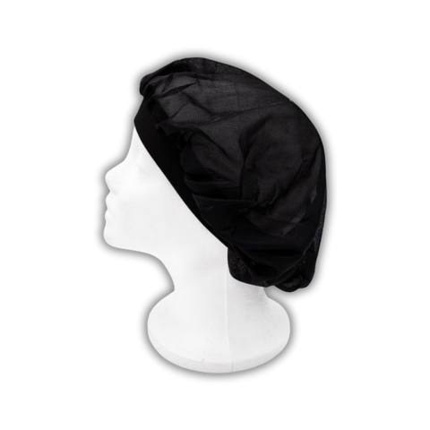 BEAUTY TOWN WIDE BAND SATIN BONNET CAP