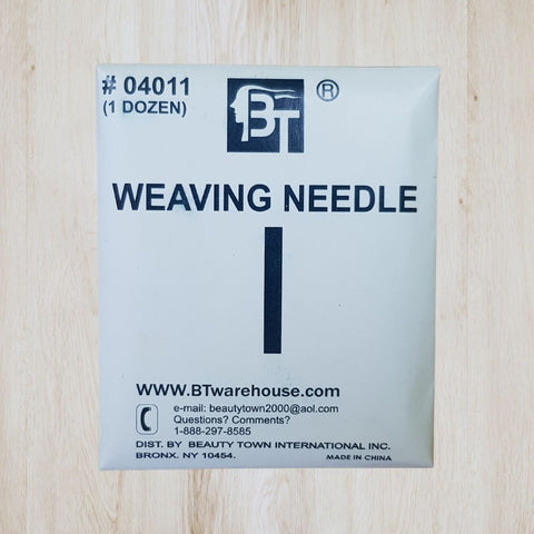 BEAUTY TOWN WEAVING NEEDLE AIGUILLE DE TISSAGE DROITE #04011 x12