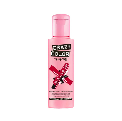 CRAZY COLOR N°40 ROUGE VERMILLION x 4