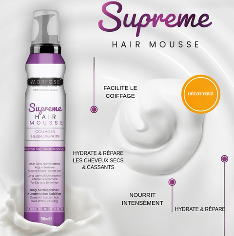 MORFOSE SUPREME HAIR MOUSSE 200 ML