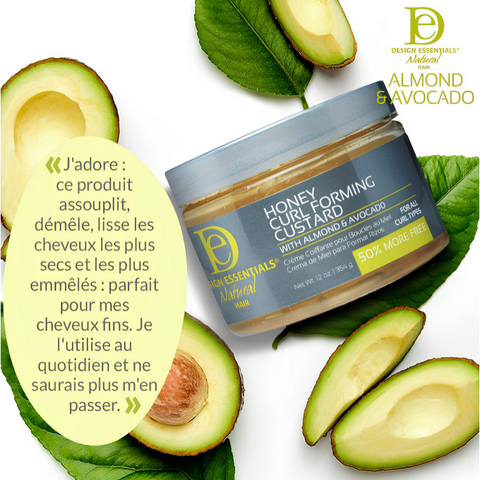 DESIGN ESSENTIALS HONEY CUSTARD ALMOND AVOCADO 12 OZ