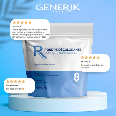 GENERIK POUDRE DECOLORANTE BLEUE 8 TONS 500 G
