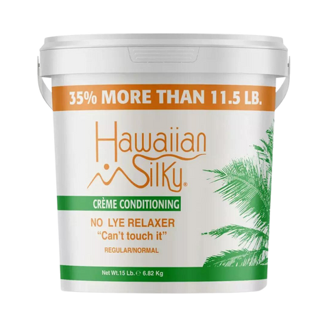 DEFRISANT HAWAIIAN SILKY CREME CONDITIONING NO LYE REGULAR 15 LB