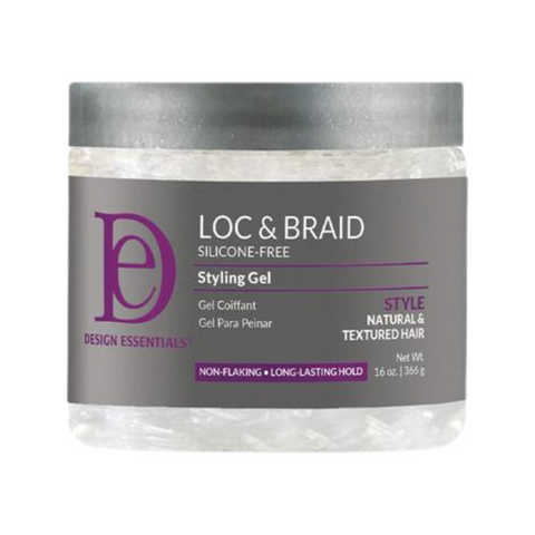 DESIGN ESSENTIALS LOC & BRAID GEL COIFFANT 16 oz