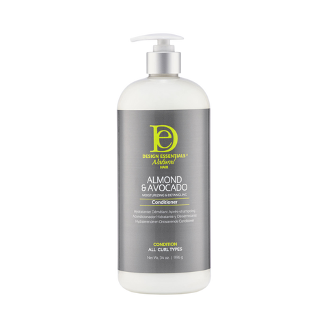 DESIGN ESSENTIALS ALMOND & AVOCADO CONDITIONER APRES-SHAMPOING