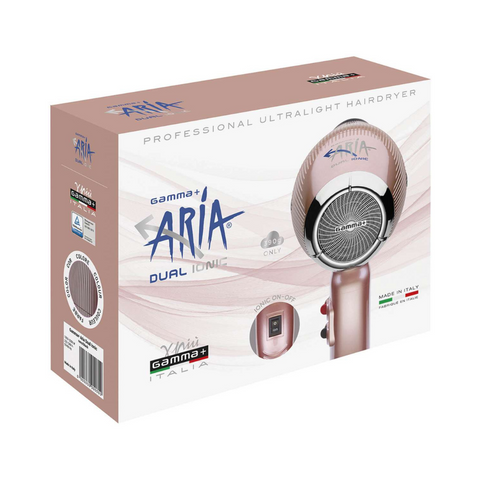 GAMMA PIU ARIA DUAL IONIC SECHE-CHEVEUX ROSE