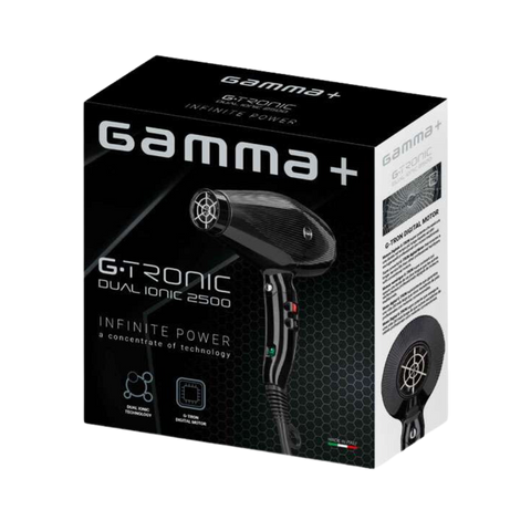 GAMMA PIU G.TRONIC DUAL IONIC 2500 SECHE-CHEVEUX NOIR