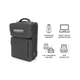 GAMMA PIU SAC A DOS GAMMA+ BARBER BACKPACK NOIR
