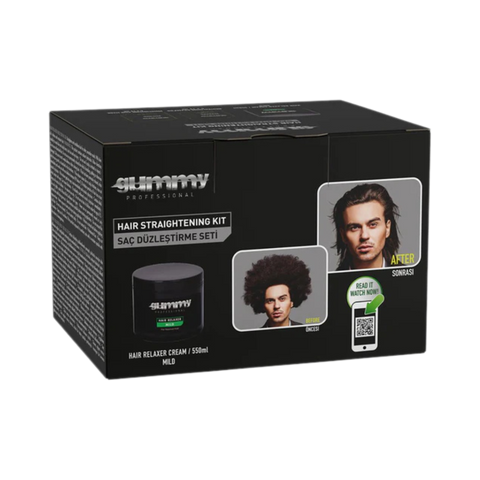 GUMMY HAIR STRAIGHTENING KIT MILD KIT DEFRISAGE DOUX 550 ML