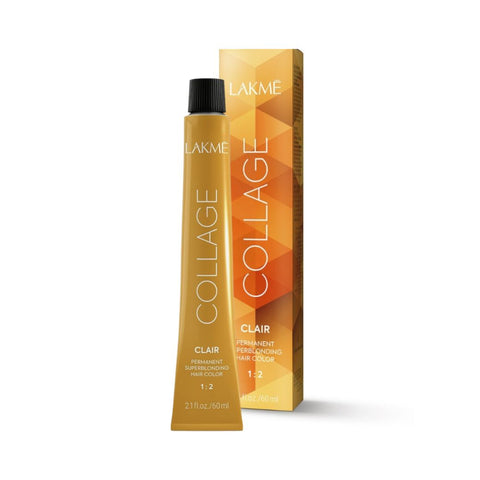 LAKME COLLAGE CLAIR 12/17 SUPER ÉCLAIRCISSANT BLOND CENDRÉ MÉTALLIQUE x 3