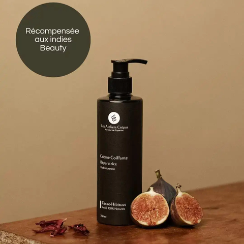 LES ATELIERS CREPUS CREME COIFFANTE REPARATICE AU CACAO ET A L'HIBISCUS