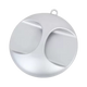 MEZZO GRAND MIROIR ICE ARGENT AVEC POIGNÉE 270 MM
