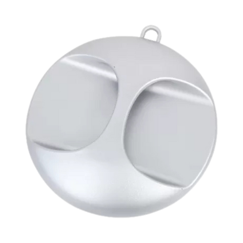 MEZZO GRAND MIROIR ICE ARGENT AVEC POIGNÉE 270 MM