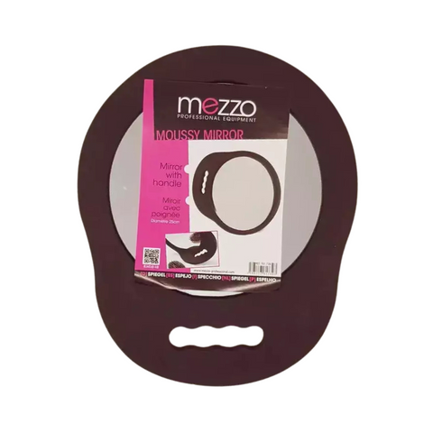MEZZO MIROIR AVEC POIGNEE NOIR