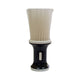 MEZZO BALAI A COU RESERVOIR TALC NOIR POILS NYLON BLANC