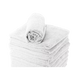 SERVIETTE EPONGE BLANCHE 100% COTON x6 (50x90CM)