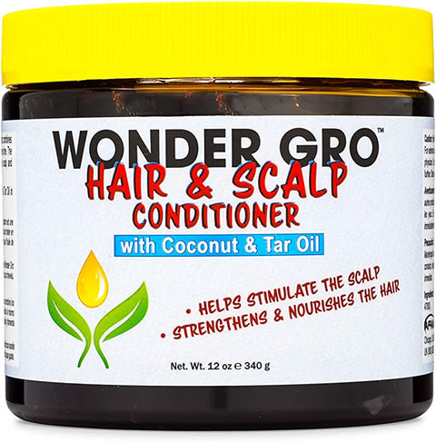 WONDER GRO WITH COCONUT & TAR OIL 340 G