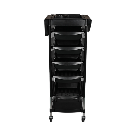 WMARK TROLLEY CHARIOT NOIR DECORATION ACCESSOIRES