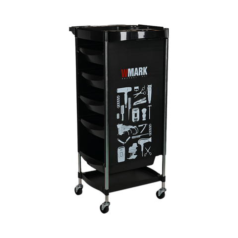 WMARK TROLLEY CHARIOT NOIR DECORATION ACCESSOIRES