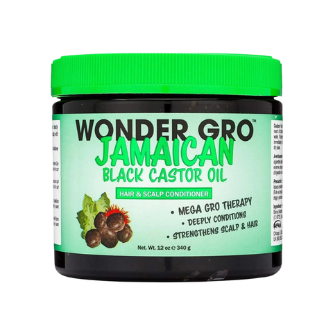 WONDER GRO JAMAICAN BLACK CASTOR OIL 340 G