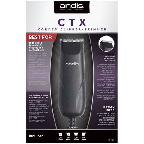 ANDIS CTX TONDEUSE DE COUPE / FINITION ULTRA COMPACTE