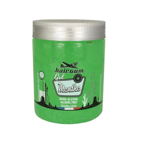 HAIRGUM GEL MENTHE FIXATION FORTE EFFET MOUILLE 500 G